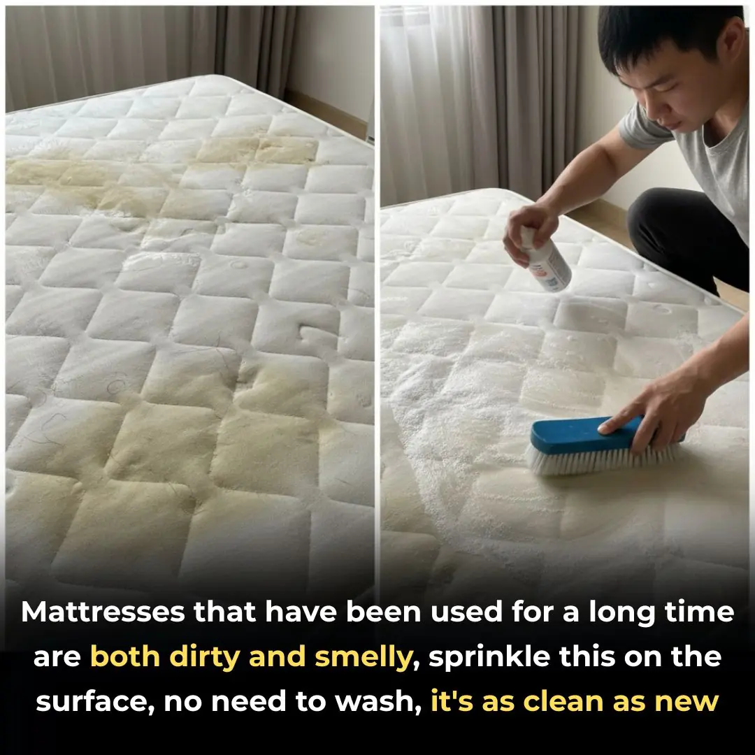 To clean the mattress, you can do it in the following way
