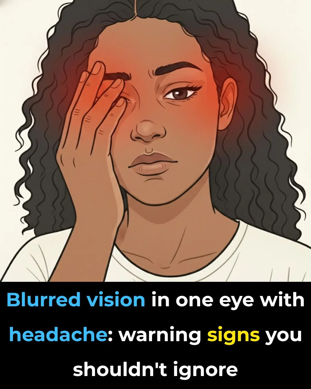 Blurred Vision in One Eye and a Headache