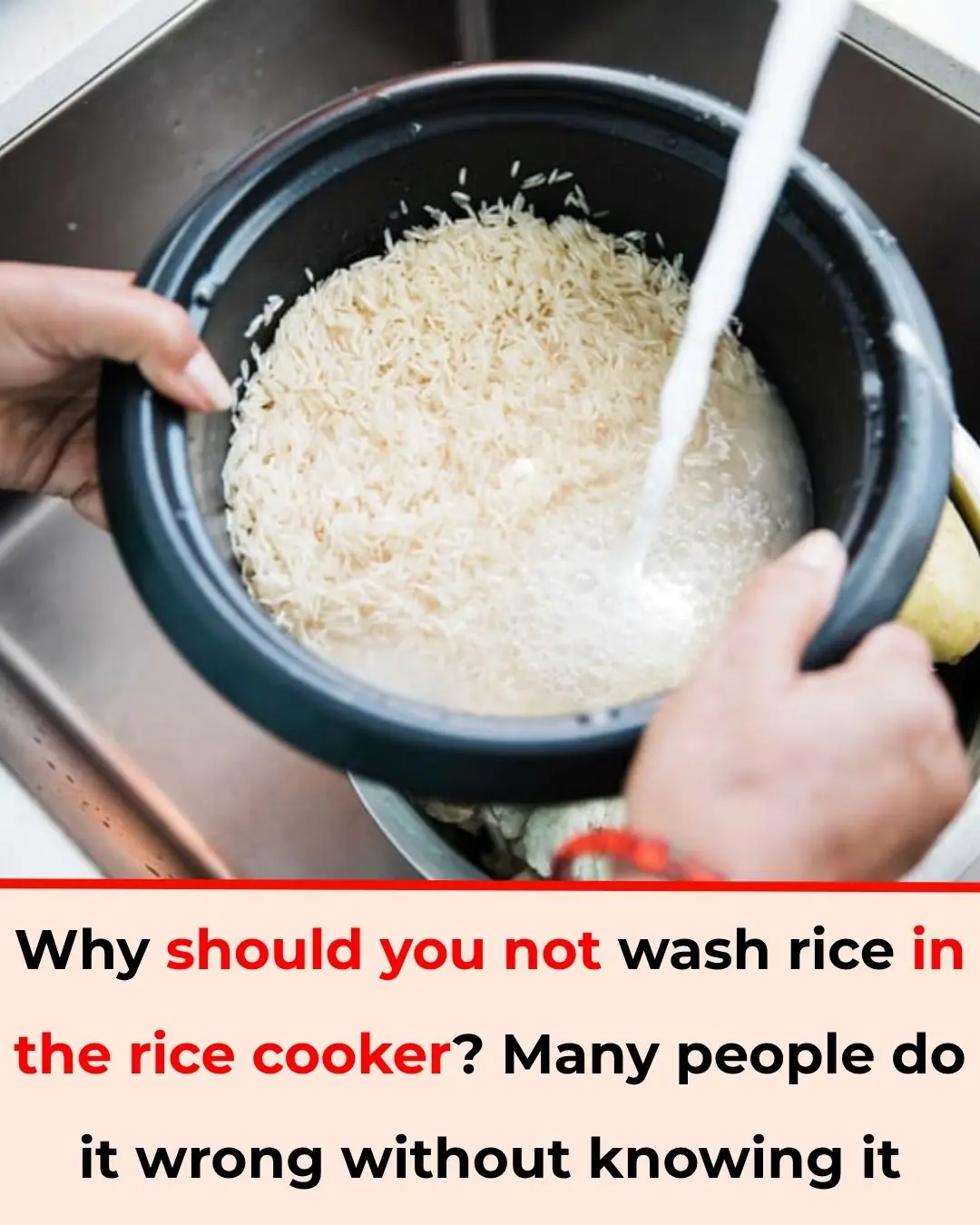 Why You Shouldn’t Wash Rice Directly in an Electric Rice Cooker