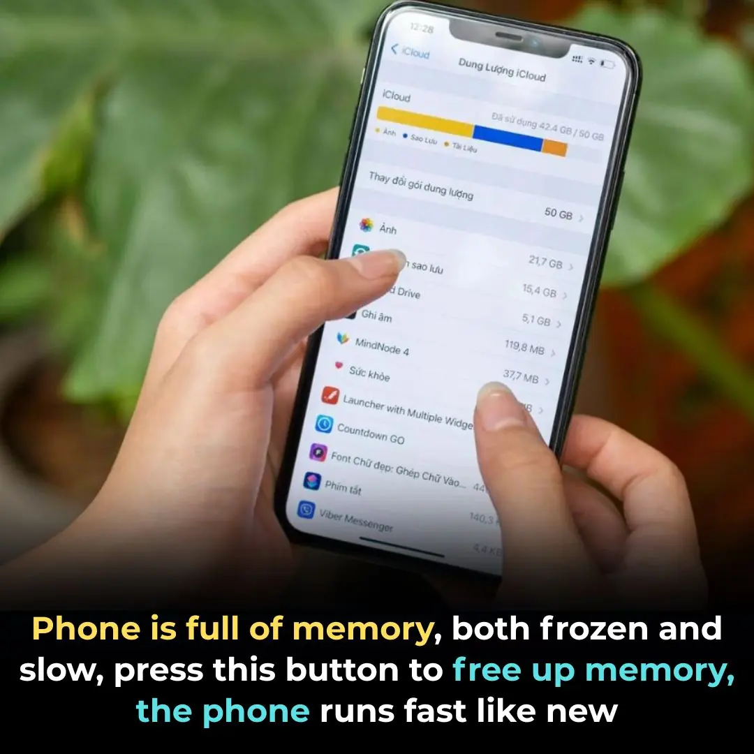 Phone is full of memory, both frozen and slow, press this button to free up memory, the phone runs fast like new