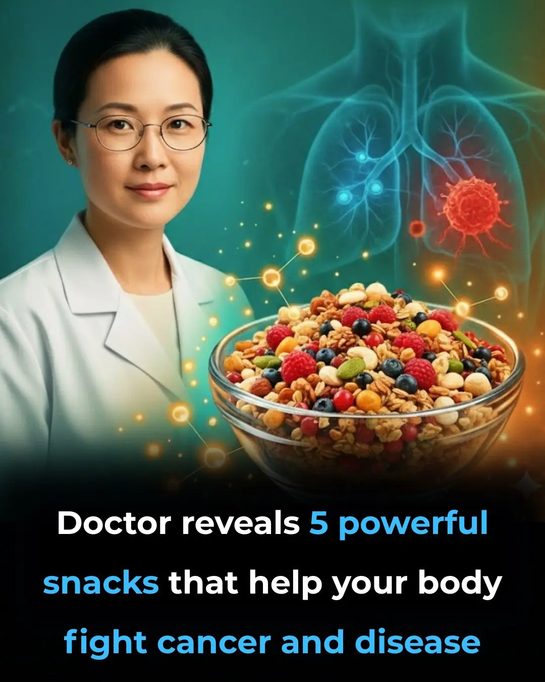 Doctor reveals 5 powerful snacks that help your body fight cancer and disease