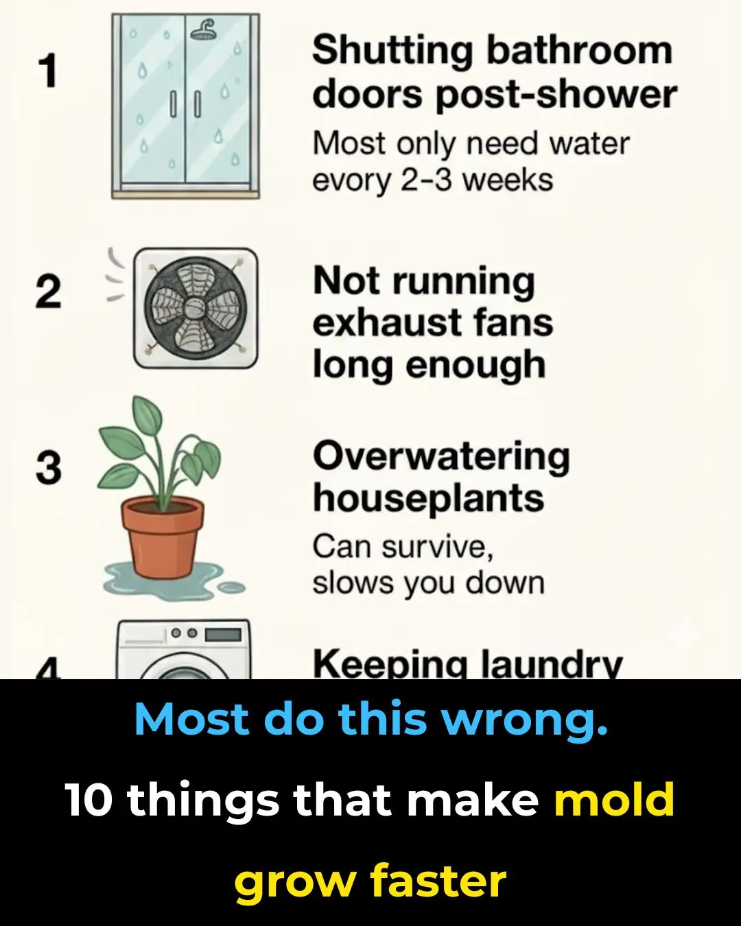 Most Do This Wrong: 10 Everyday Habits That Make Mold Grow Faster