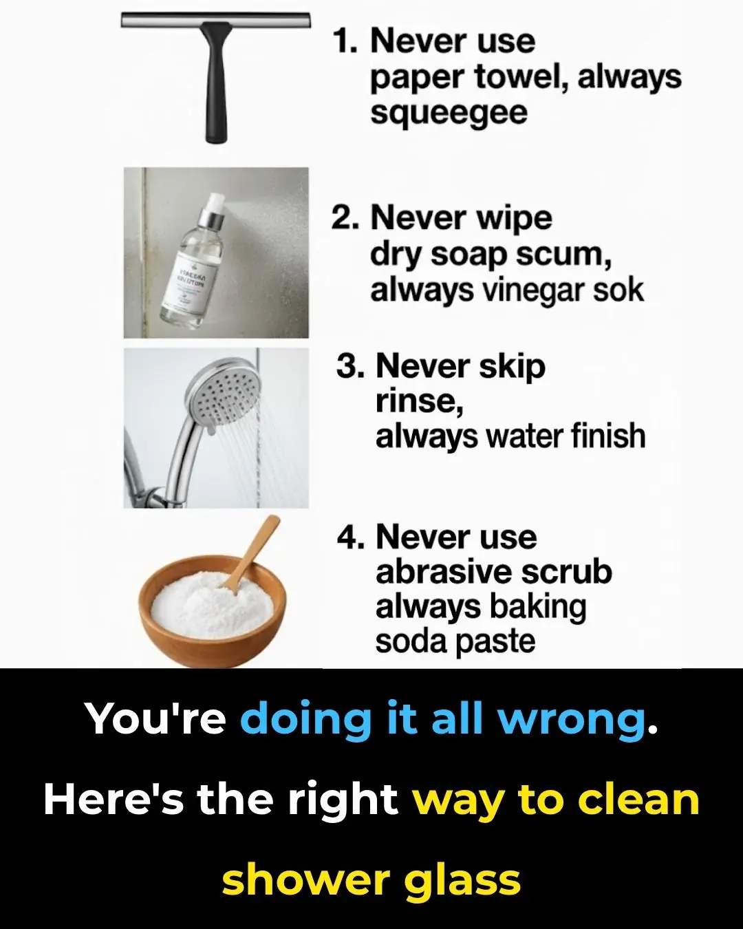 You’re Doing It All Wrong: The Right Way to Clean Shower Glass