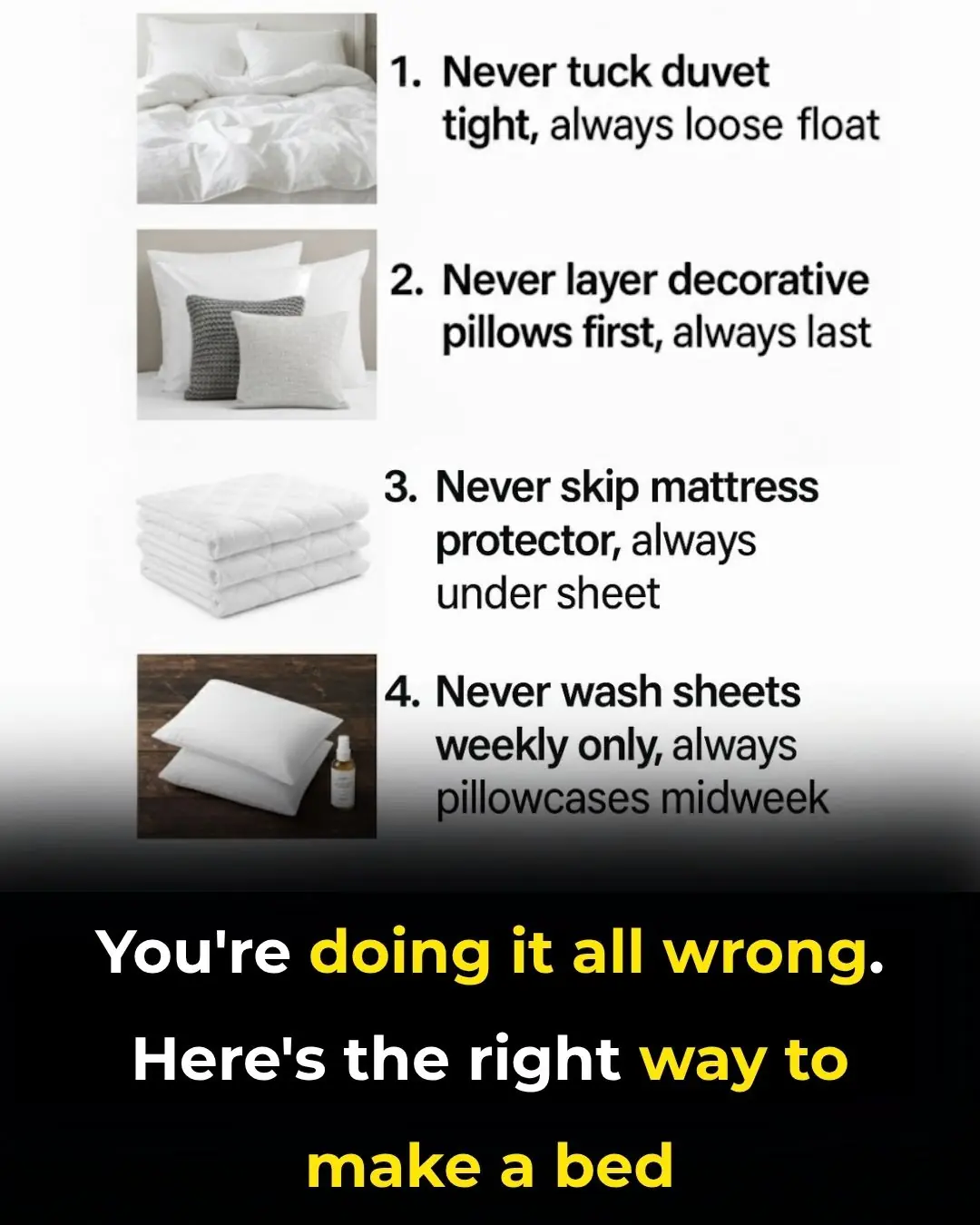 You’re Doing It All Wrong. Here’s the Right Way to Make a Bed
