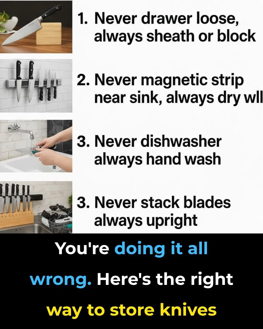 You’re Doing It All Wrong. Here’s the Right Way to Store Knives