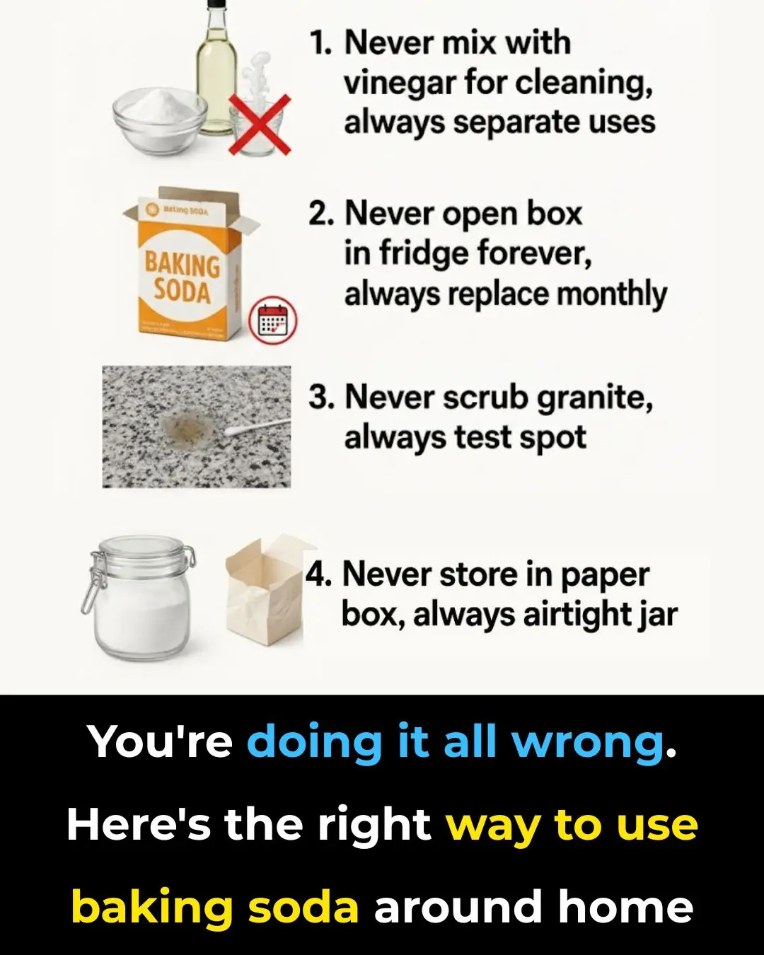 You’re doing it all wrong. Here’s the right way to use baking soda around home