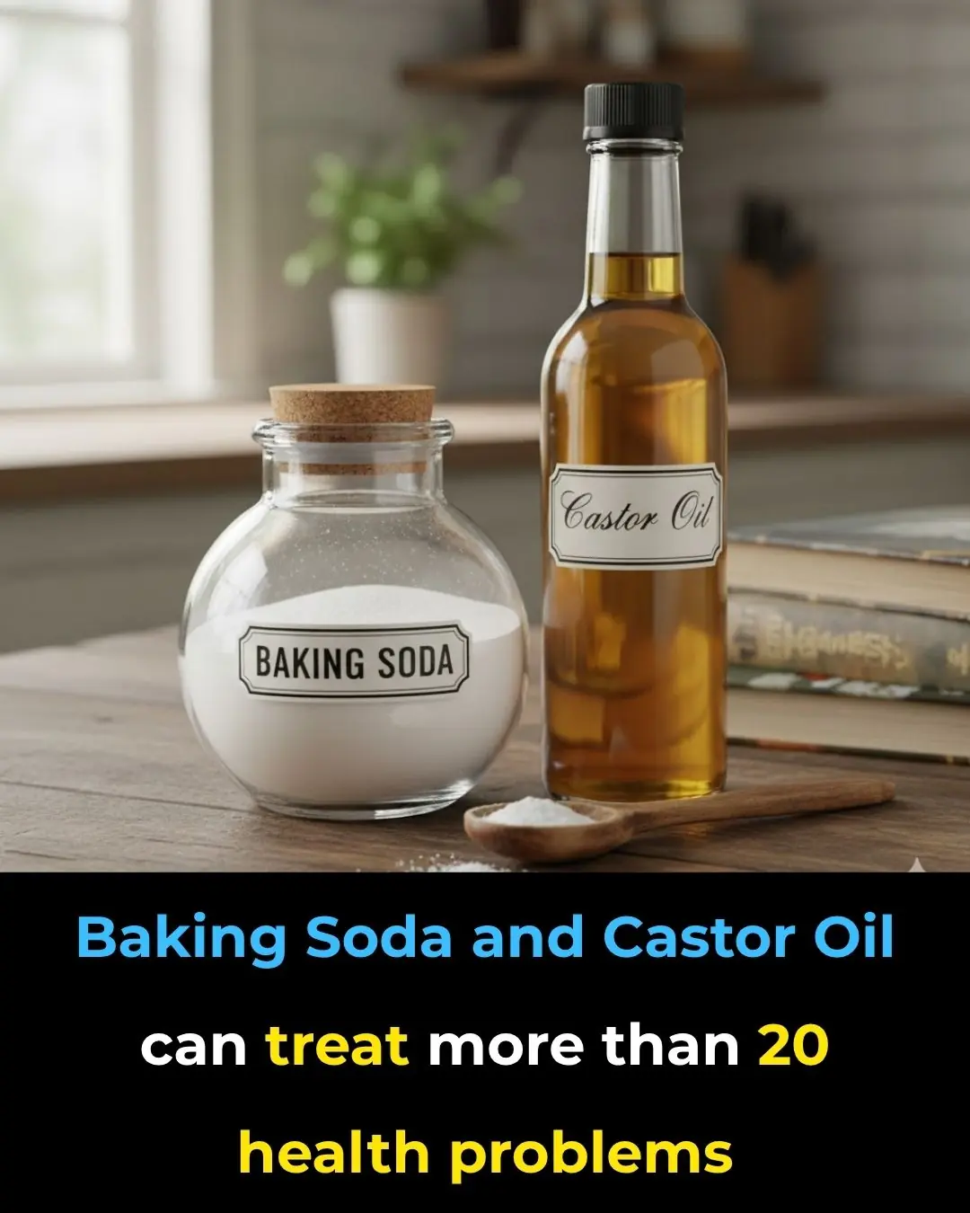 Baking Soda and Castor Oil Can Treat More than 20 Health Problems