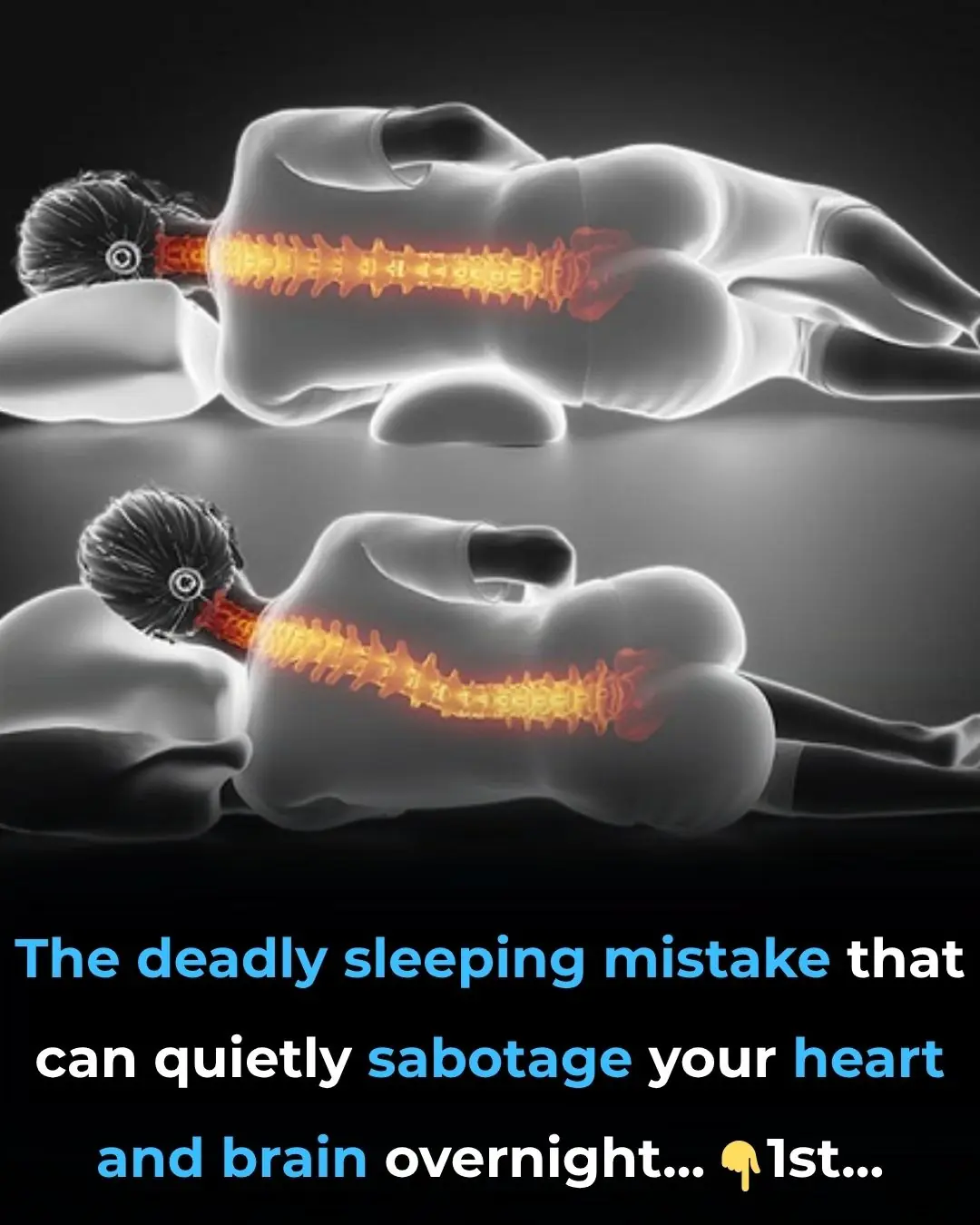 The deadly sleeping mistake that can trigger heart attack and stroke overnight!