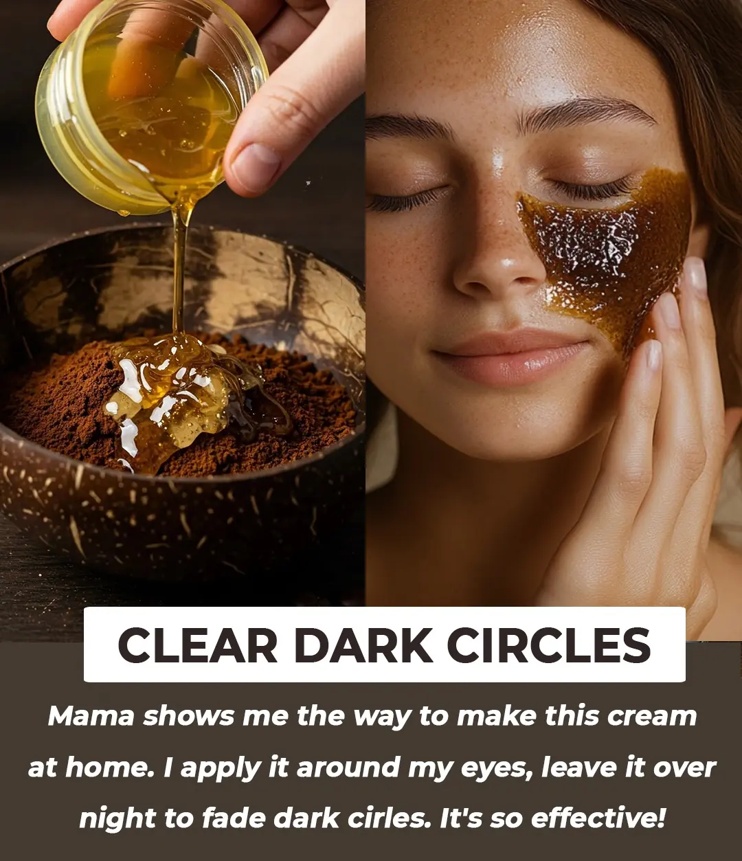 This Homemade Coffee & Turmeric Eye Cream Will Erase Your Dark Circles