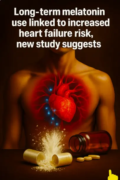 Long-term melatonin use linked to increased heart failure risk, new study suggests