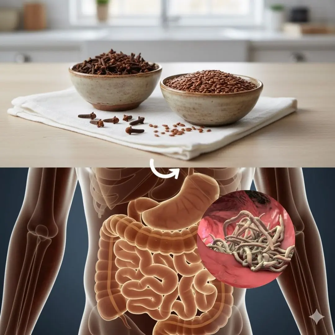 How to Naturally Eliminate Intestinal Parasites with Clove and Flax Seeds
