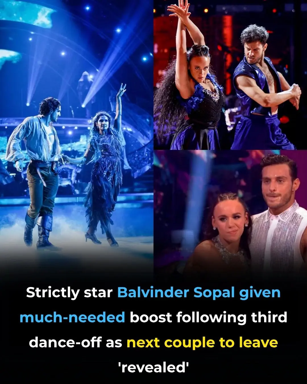 Strictly stars Balvinder Sopal and Julian Caillon given much-needed boost following third dance-off