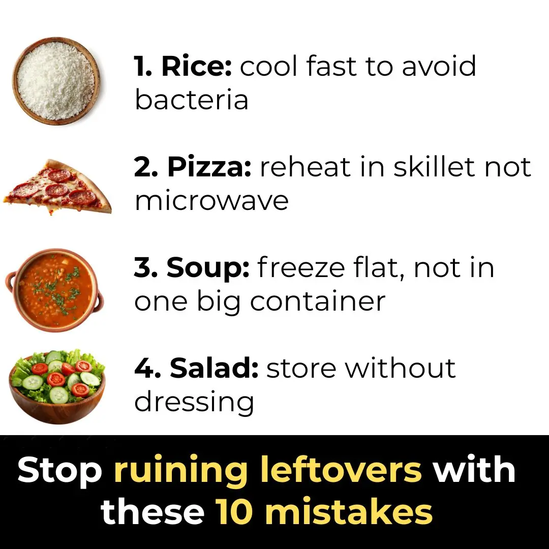 Stop ruining leftovers with these 10 mistakes