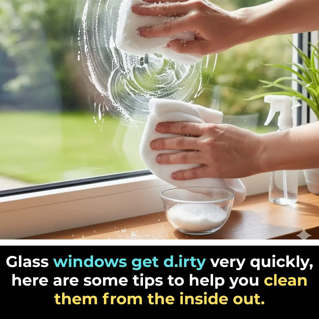 Glass windows get dirty very quickly, here are some tips to help you clean them from the inside out.