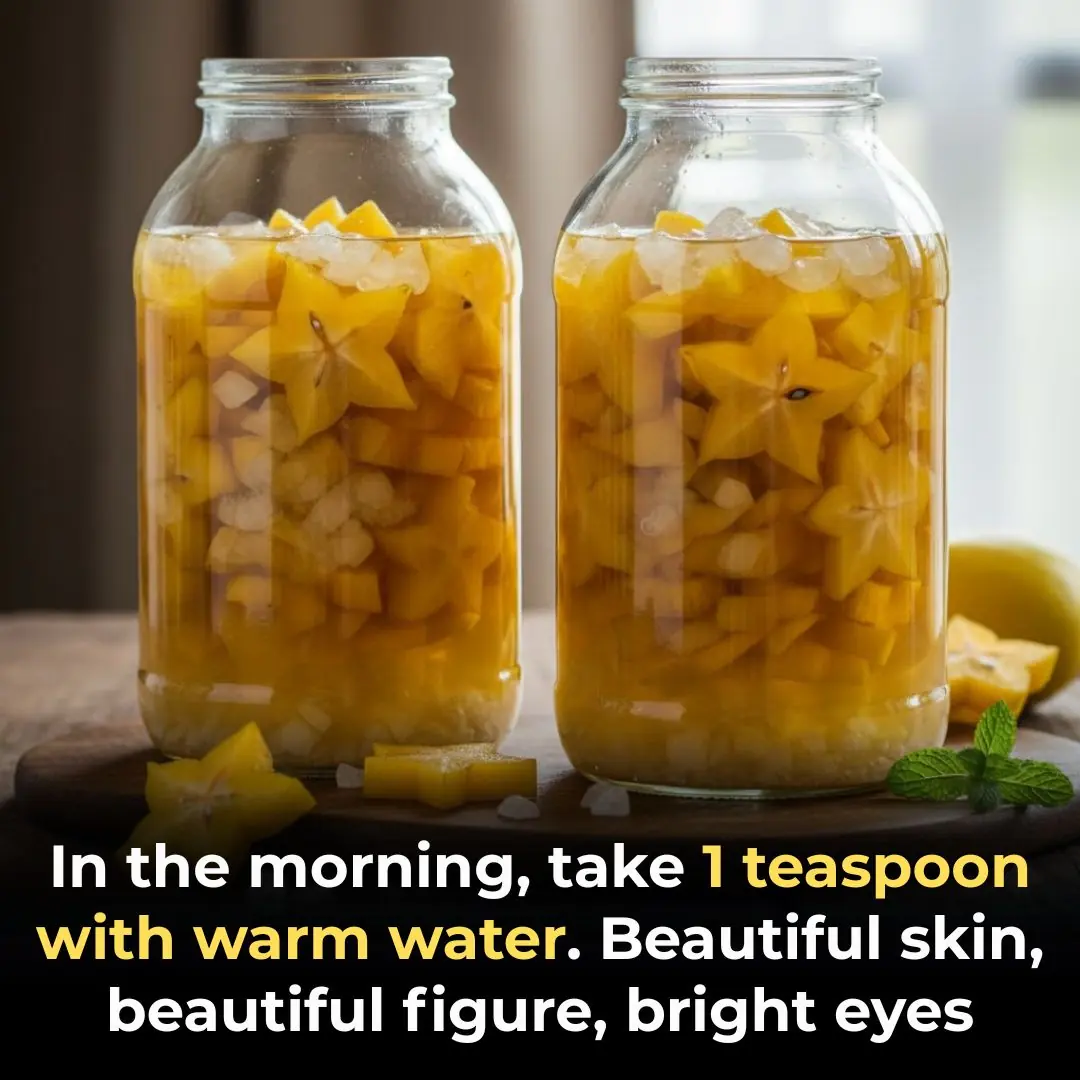 Seeing that my neighbor had a jar of sour star fruit soaked in rock sugar, I asked him to find out how many uses it has