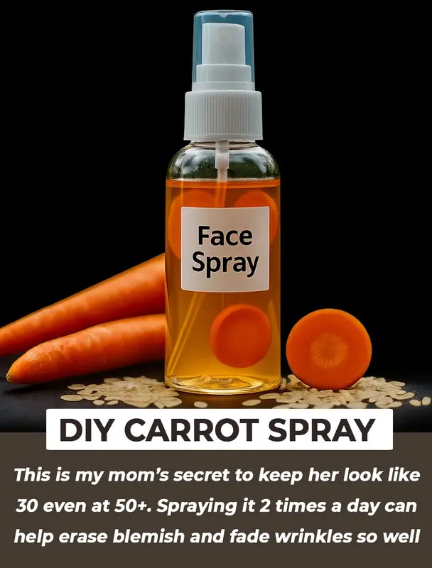 Carrot Toner DIY Recipe for Glowing Skin: Natural Anti-Aging Benefits for a Radiant Complexion