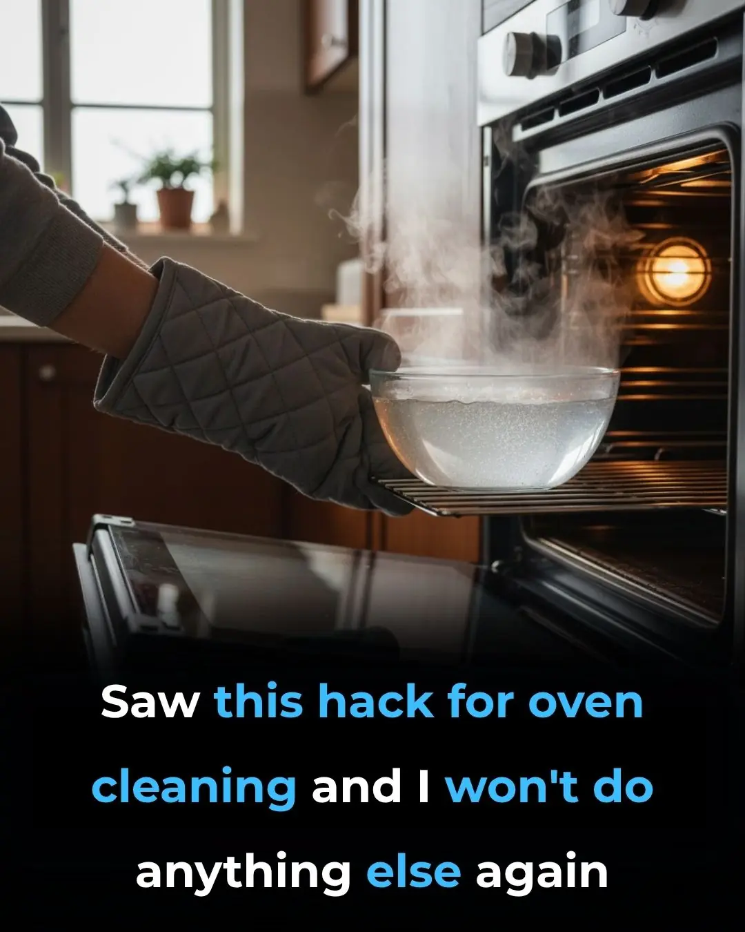 Saw This Trick For Oven Cleaning