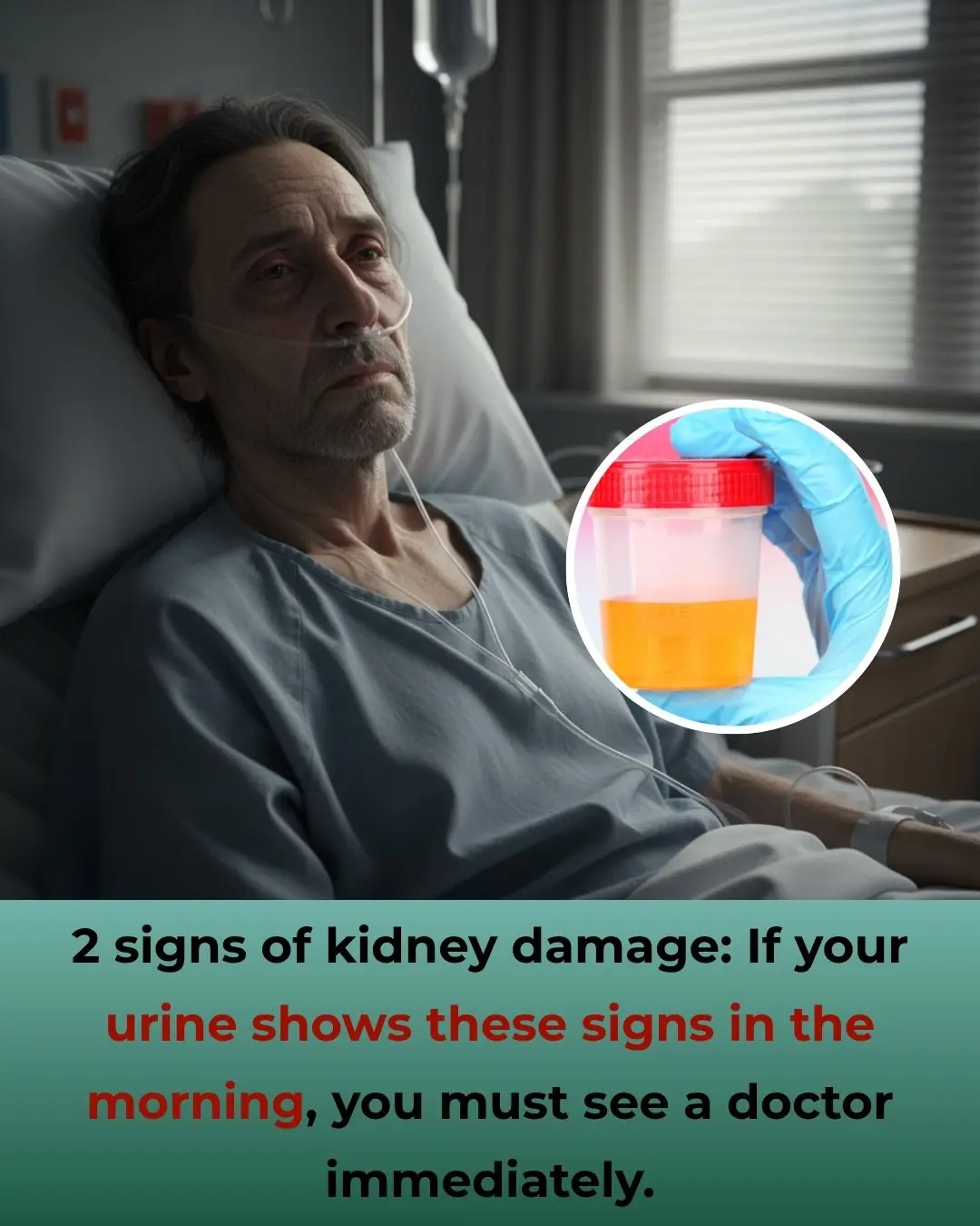 2 Signs of Kidney Damage: Morning Urine Showing These Signs Means You Should See a Doctor Immediately
