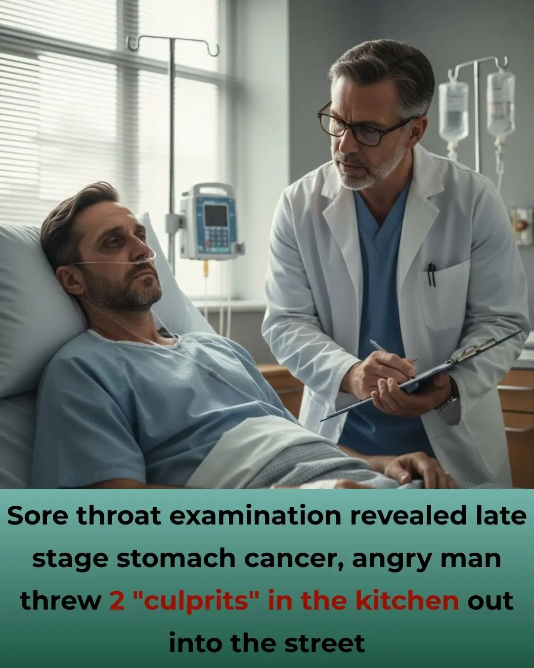 Throat Pain Leads to a Shocking Diagnosis: Man Discovers Late-Stage Stomach Cancer and Blames Two Hidden “Culprits” in His Kitchen