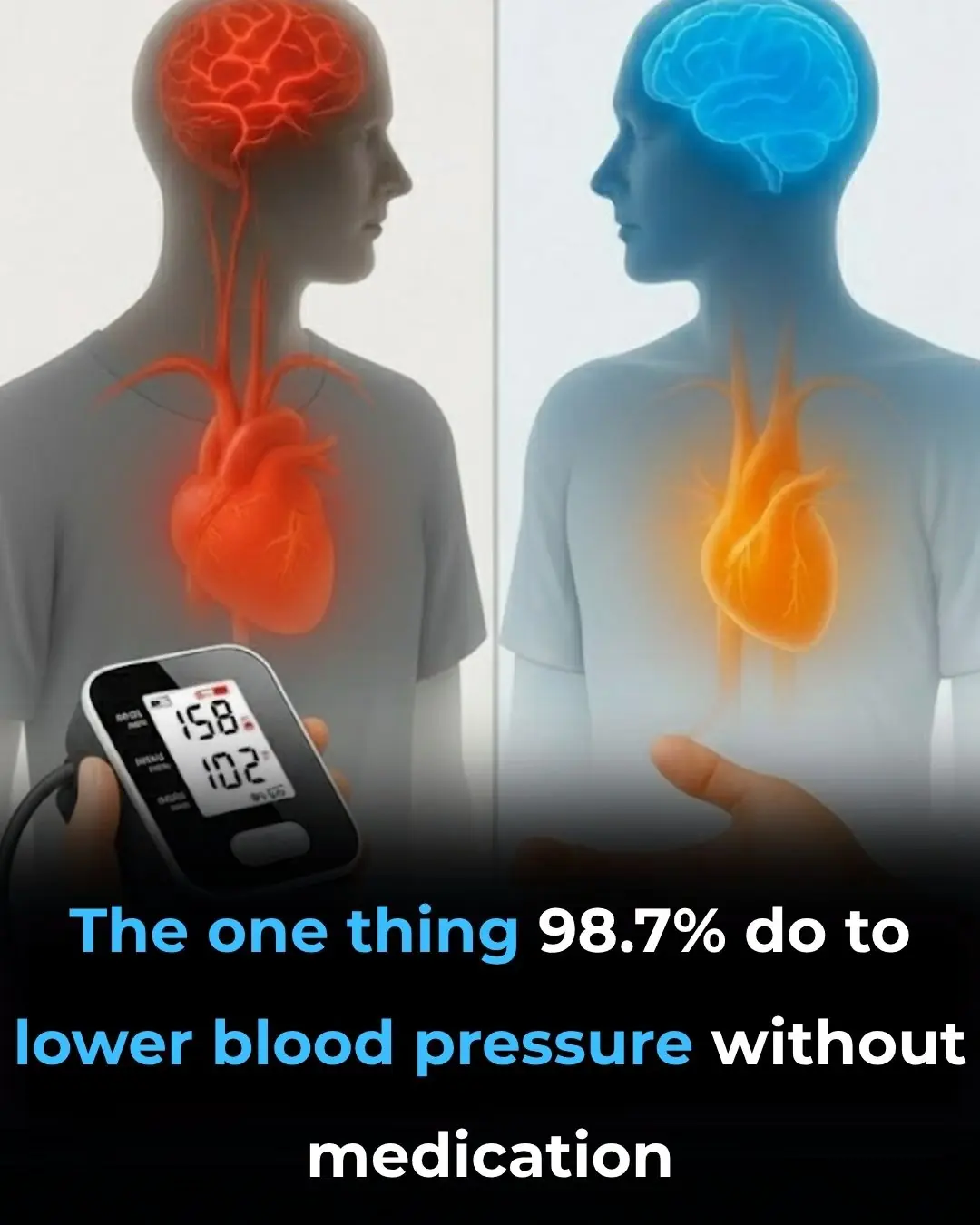 The one thing 98.7% of people do to lower blood pressure without medication