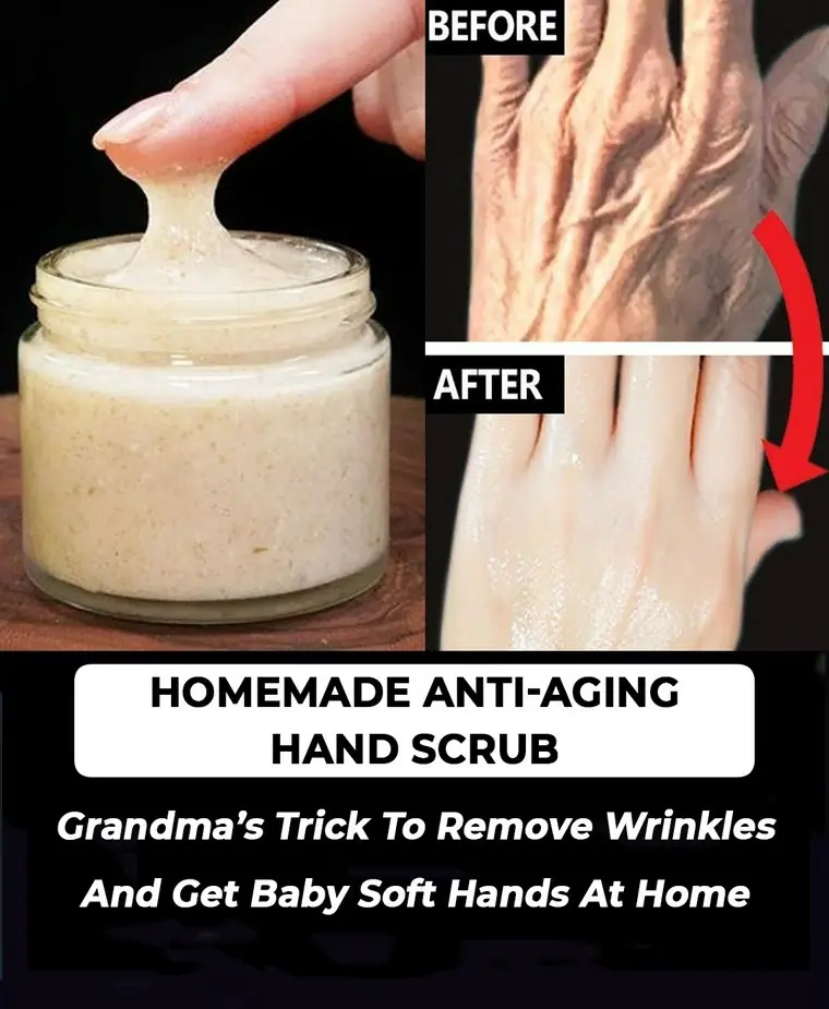 Homemade Anti-Aging Hand Scrub To Get Younger Looking Hands