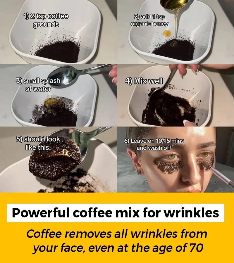 Erase Wrinkles in 3 Minutes with Coffee: The Natural Solution for Youthful Skin