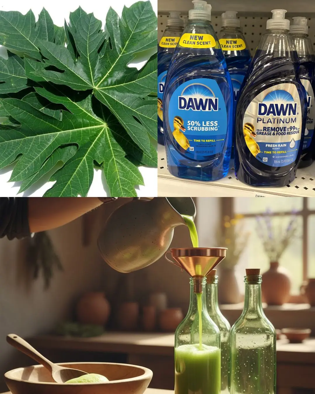 Turn Papaya Leaves Into a Powerful Homemade Detergent