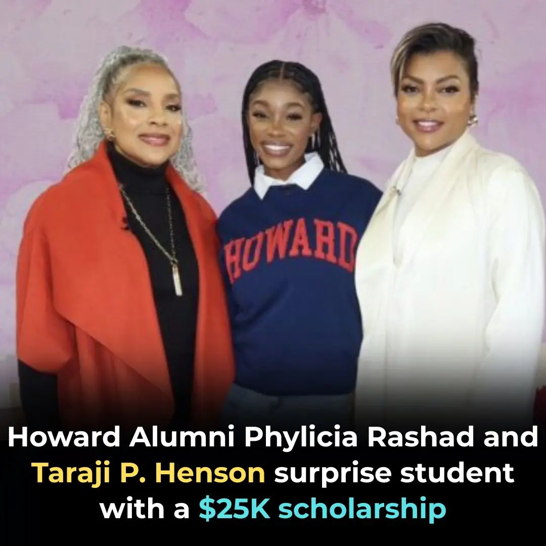 Howard Alumni Phylicia Rashad and Taraji P. Henson Surprise Student With a $25K Scholarship