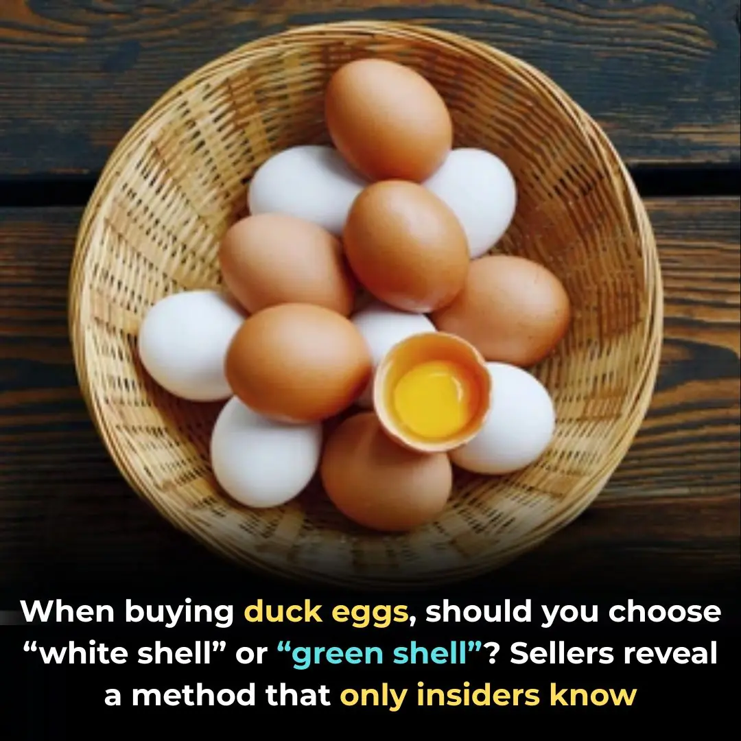 When buying duck eggs, should you choose “white shell” or “green shell”? Sellers reveal a method that only insiders know