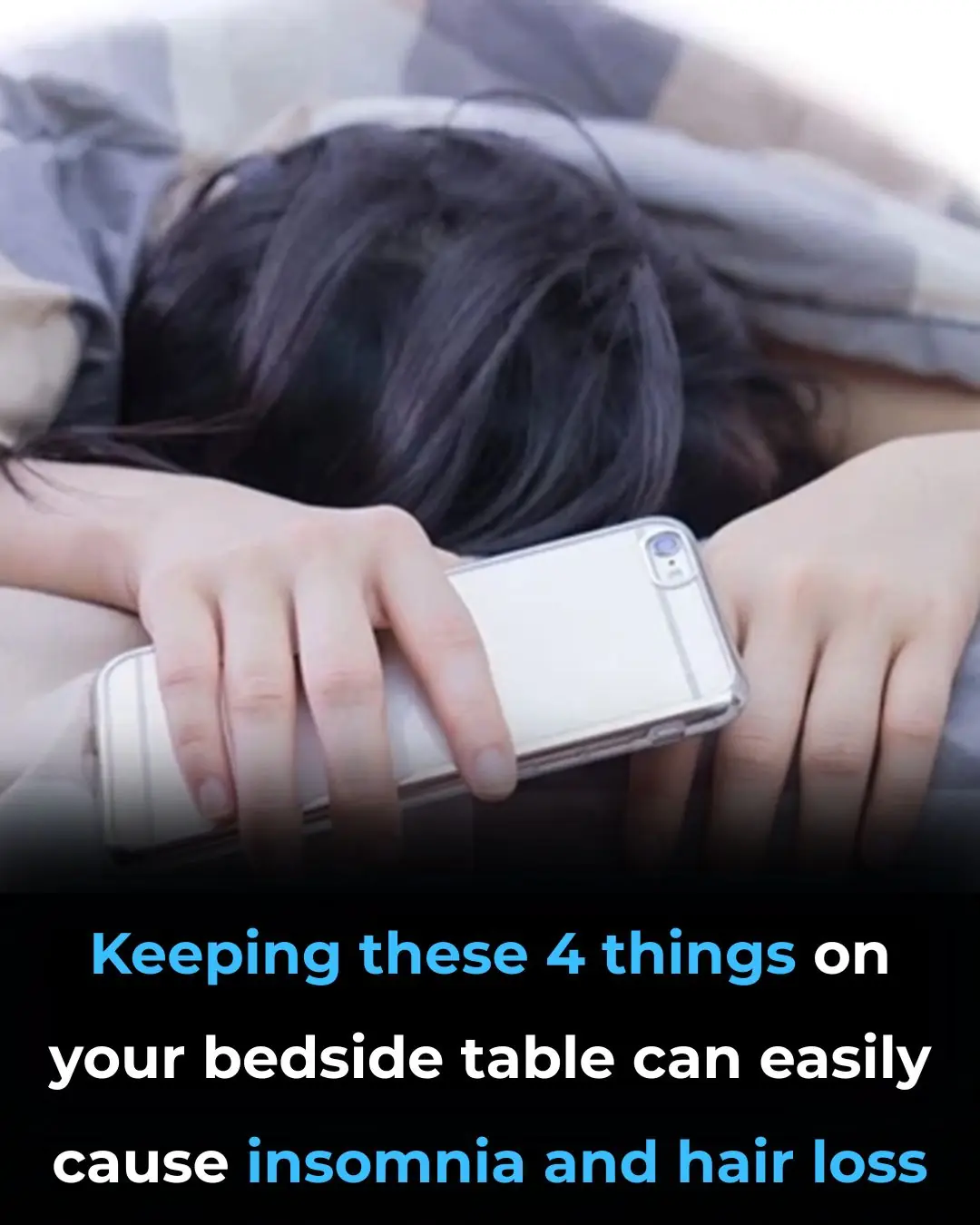 Keeping these 4 things on your bedside table can easily cause insomnia and hair loss