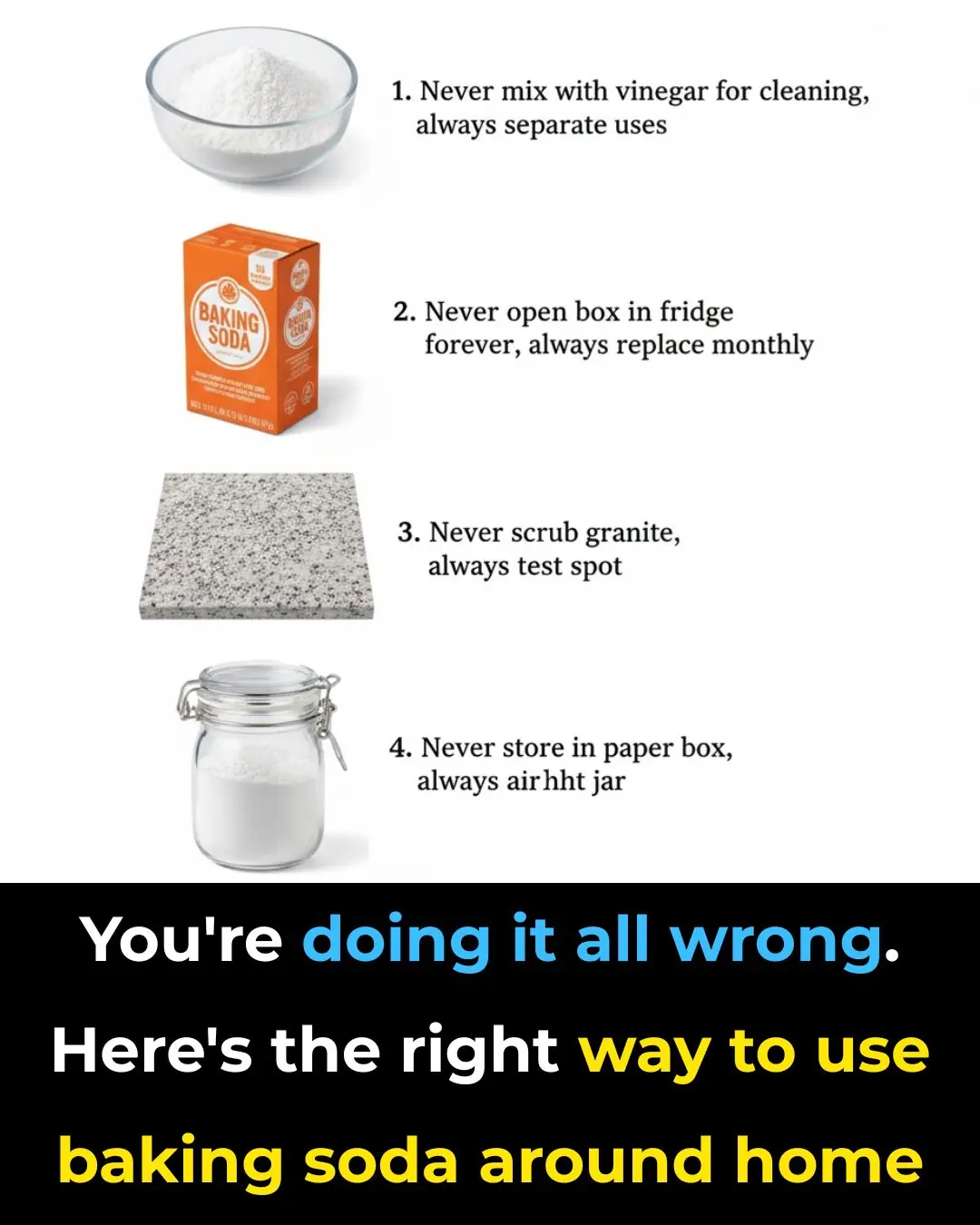You’re doing it all wrong. Here’s the right way to use baking soda around home