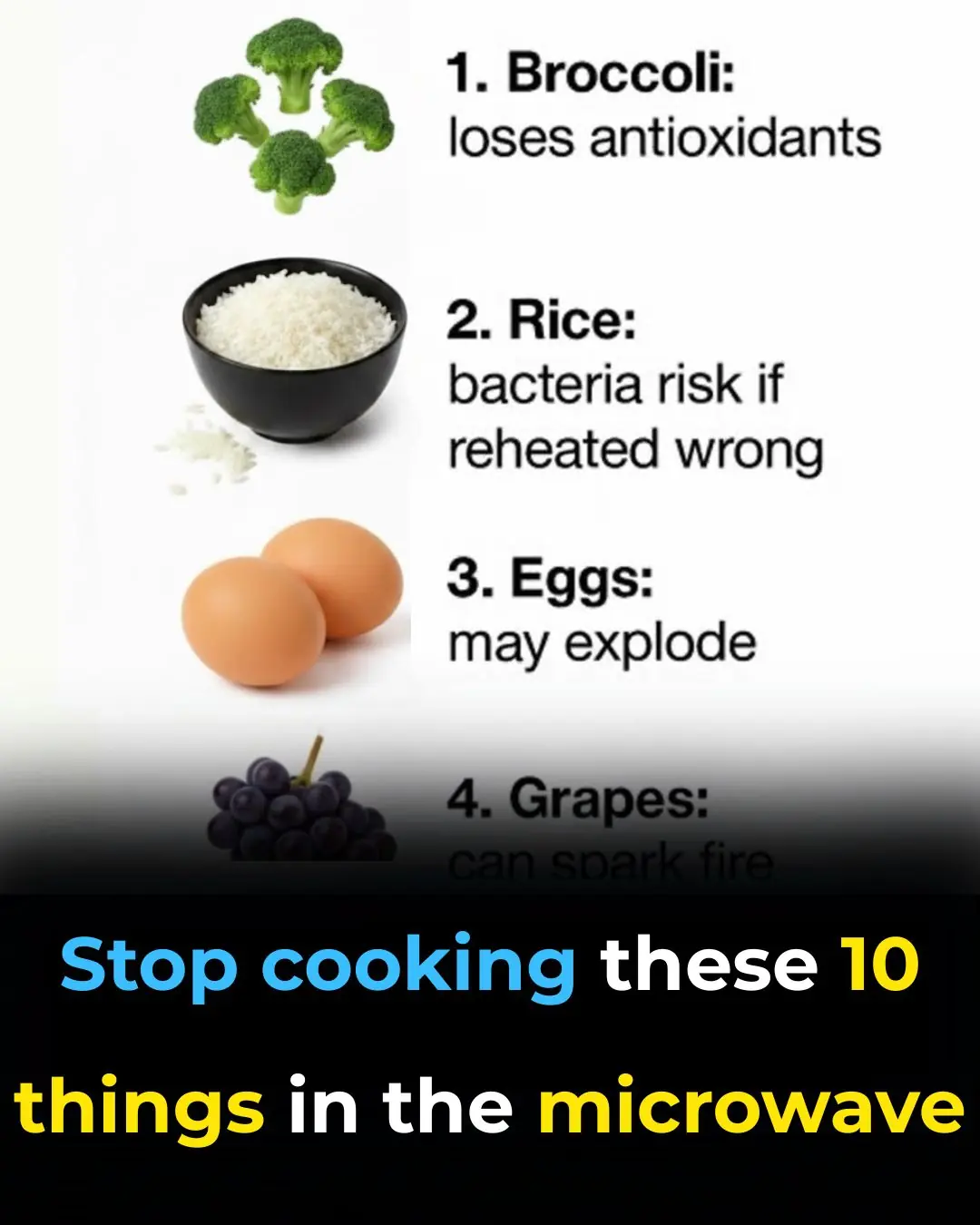Stop cooking these 10 things in the microwave