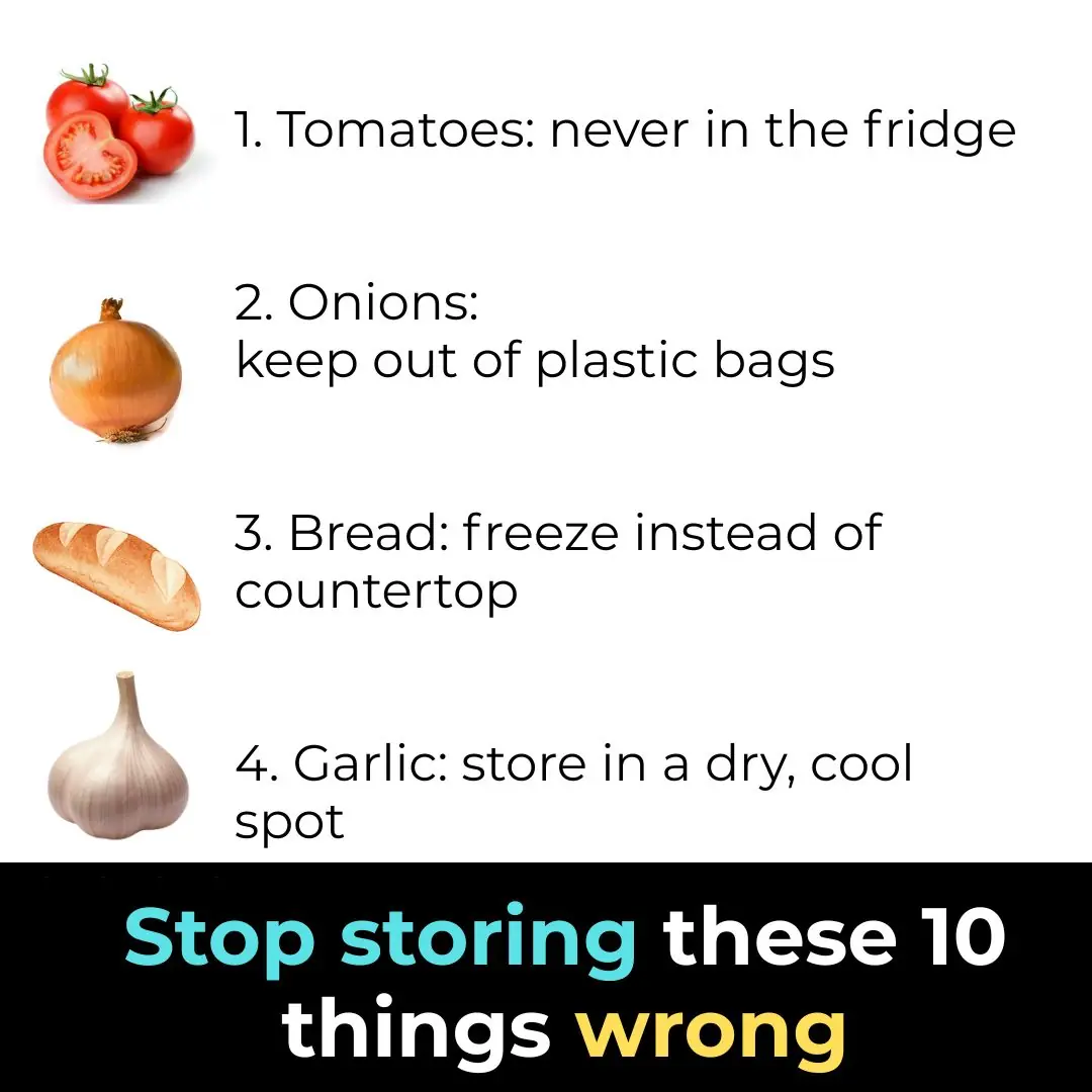 Stop storing these 10 things wrong