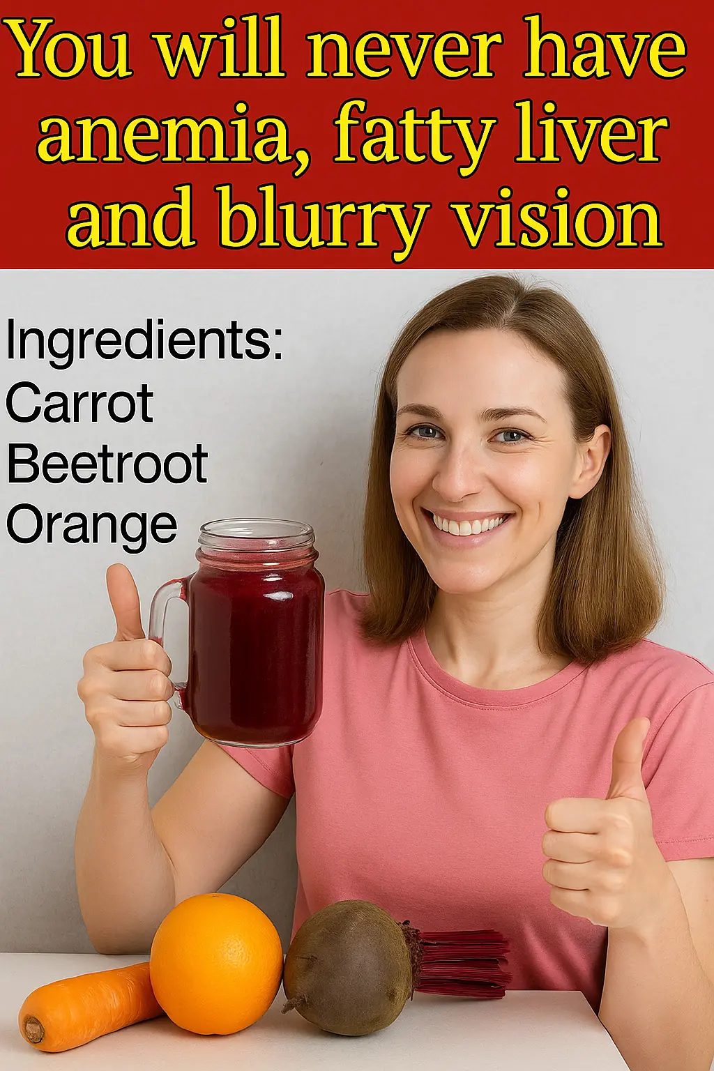 The Powerful Juice That Fights Anemia, Fatty Liver, and Blurry Vision Naturally