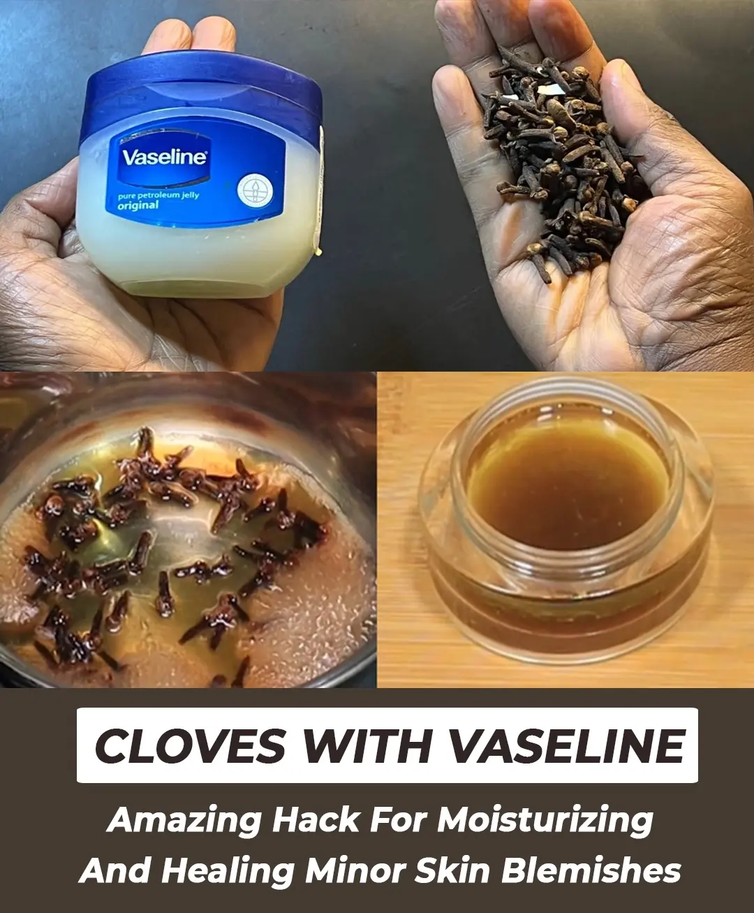Mix Cloves with Vaseline: A Secret Skincare Hack