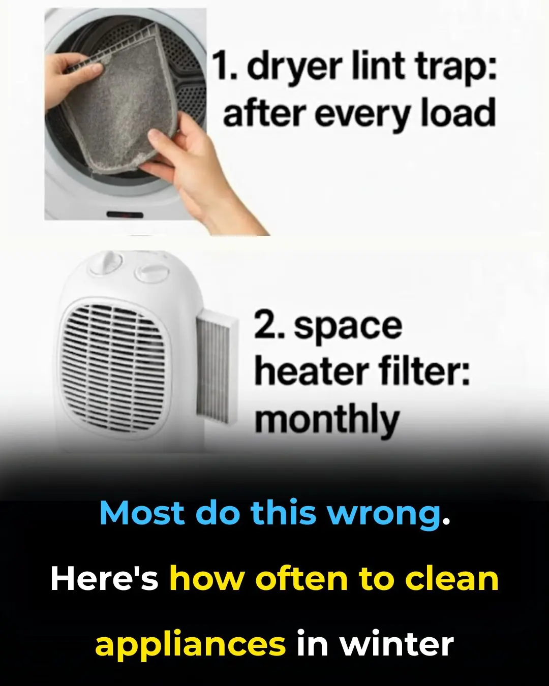 Most do this wrong. Here’s how often to clean appliances in winter