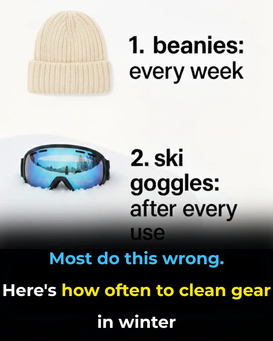 Most do this wrong. Here’s how often to clean gear in winter