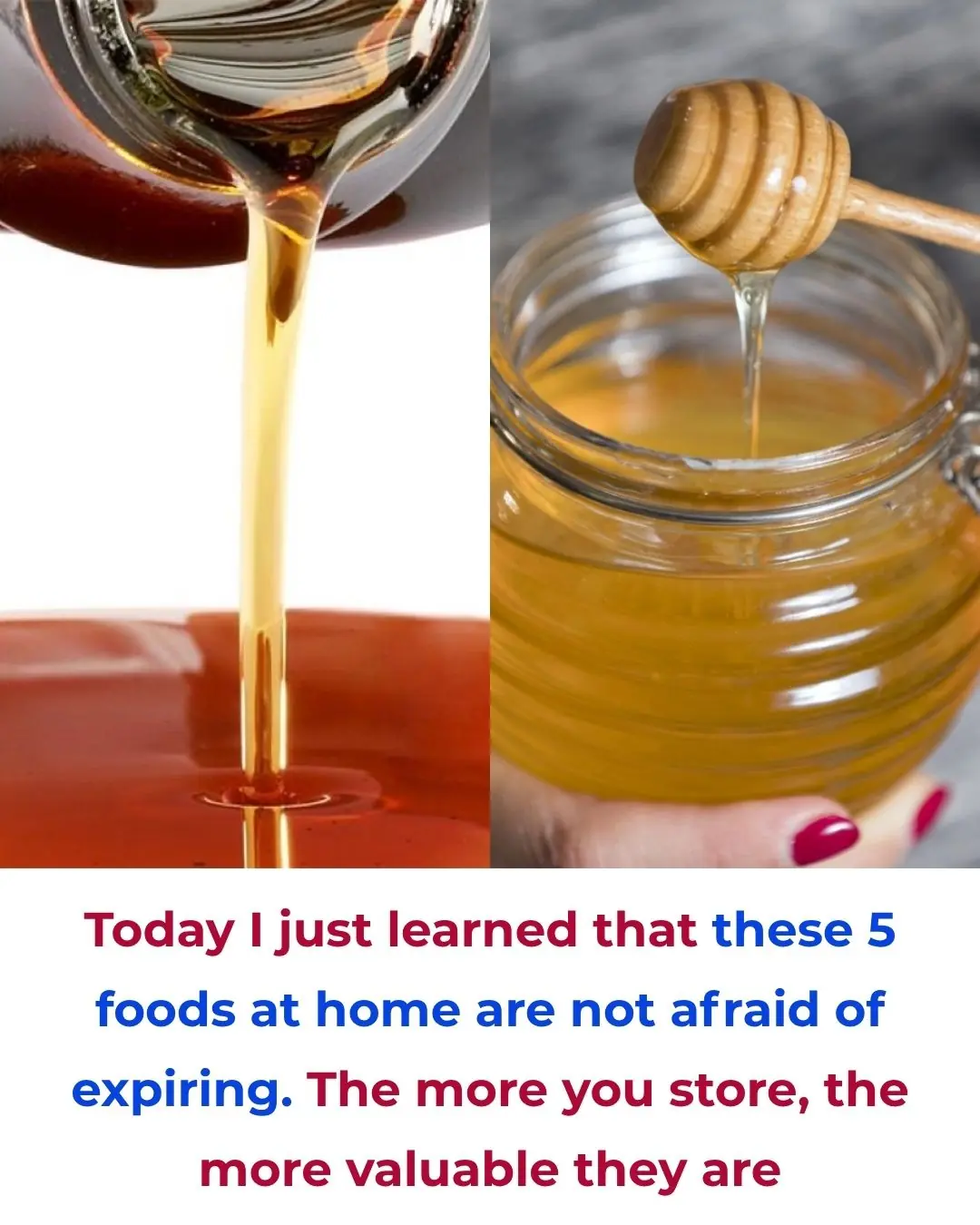 5 Foods That Practically Never Expire — The Longer You Store Them, the More Valuable They Become