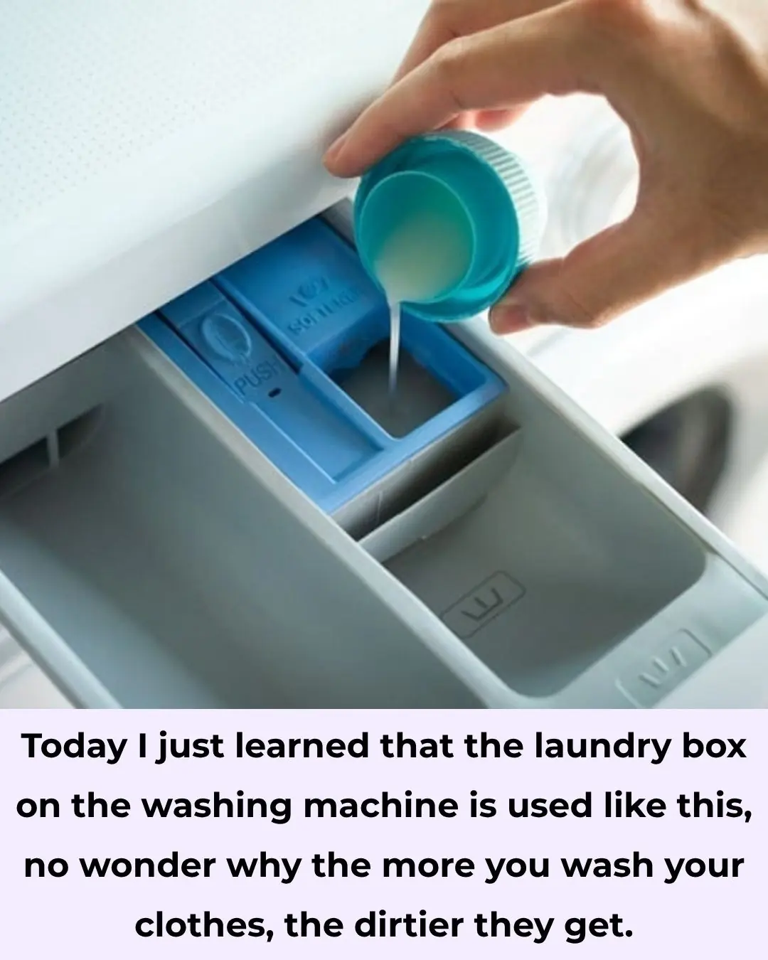 I Just Learned What the Detergent Drawer on the Washing Machine Is Really For — No Wonder My Clothes Used to Come Out Dirtier!