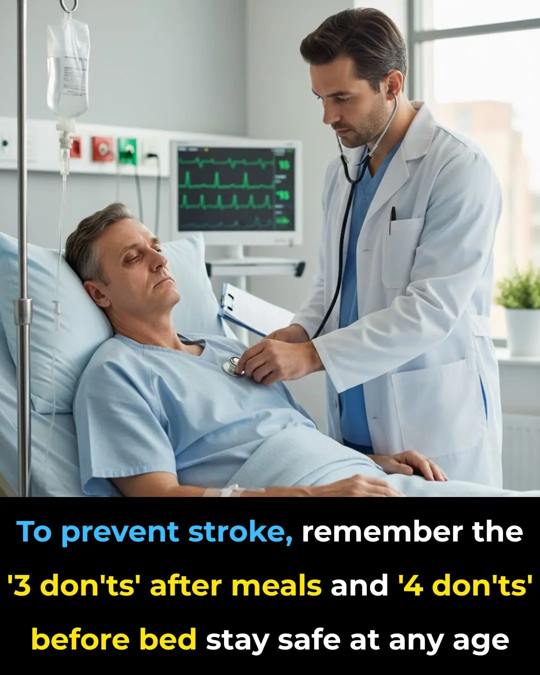 Stroke Prevention Tips: 3 Things to Avoid After Eating and 4 Before Bedtime