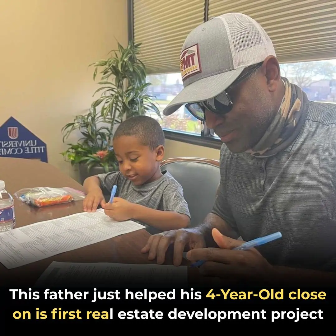 This Father Just Helped His 4-Year-Old Close On His First Real Estate Development Project