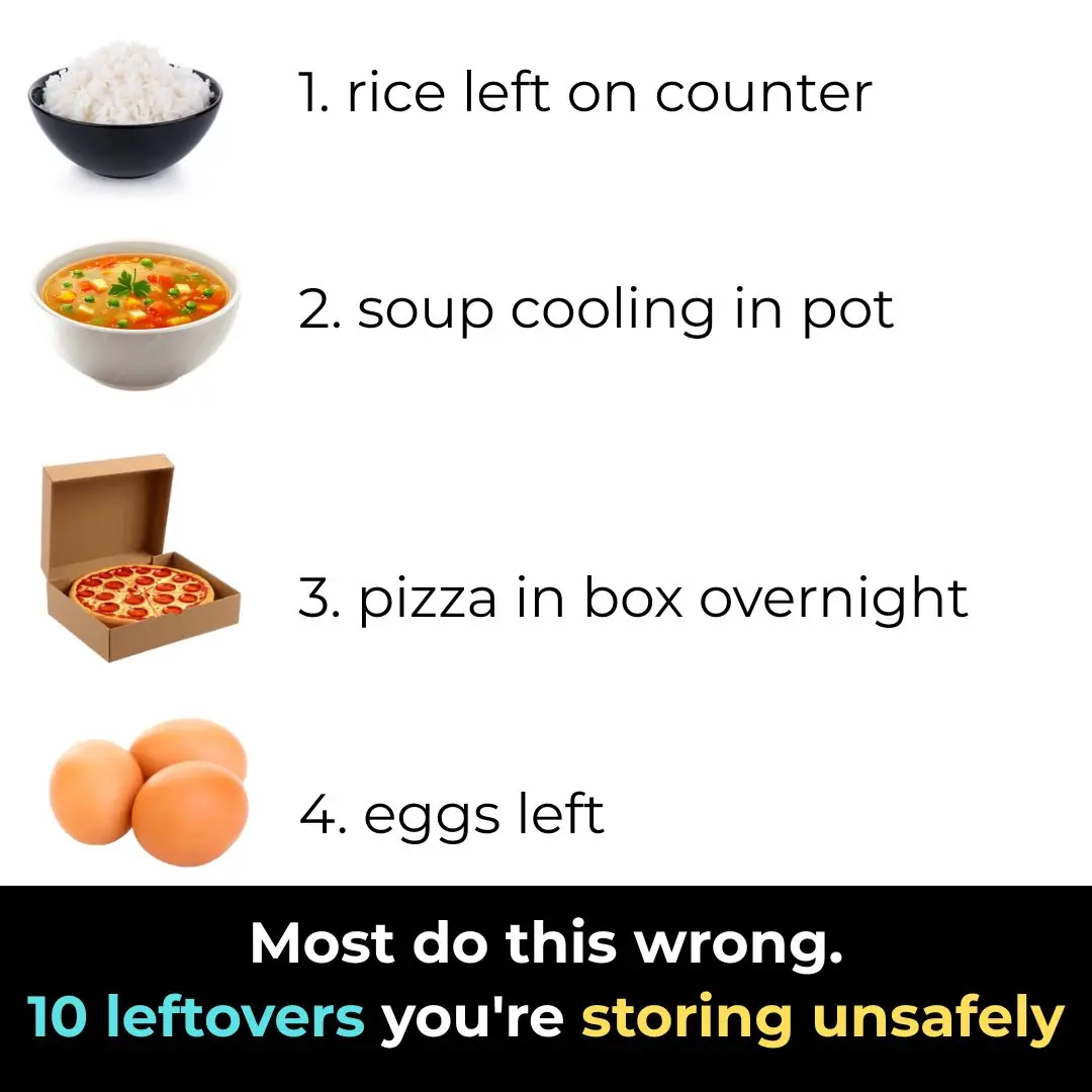 Most do this wrong. 10 leftovers you’re storing unsafely