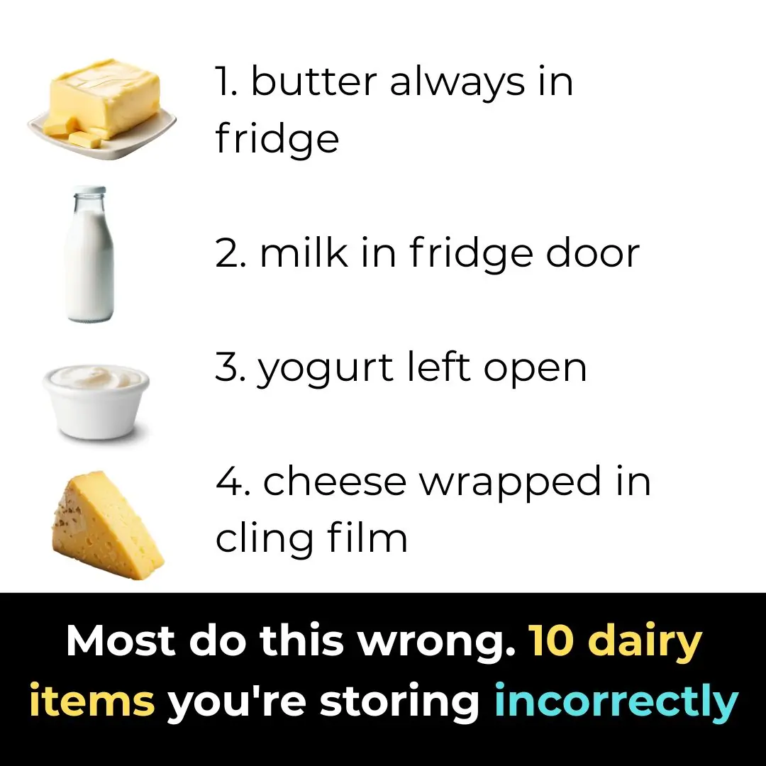 Most do this wrong. 10 dairy items you’re storing incorrectly