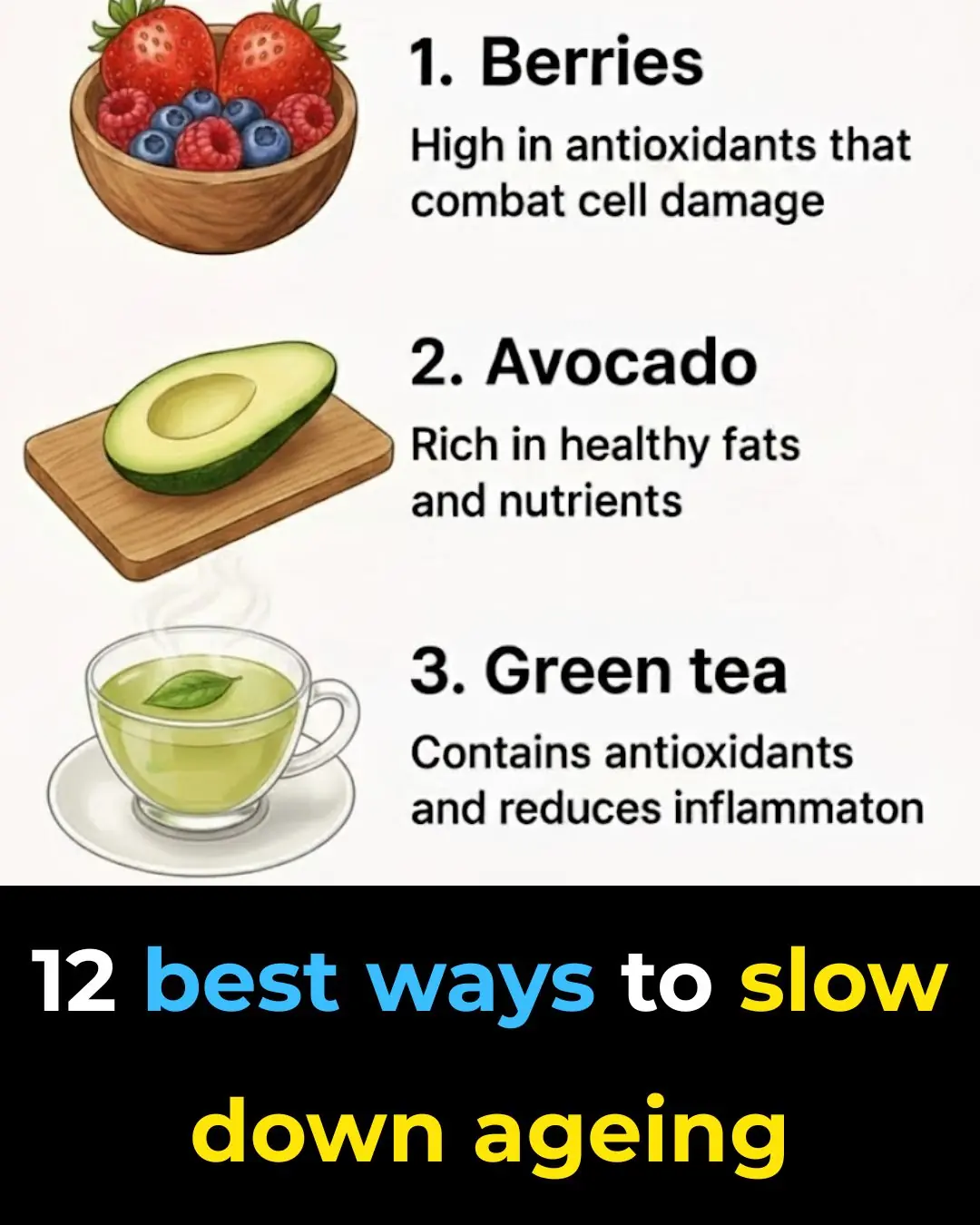 12 best ways to slow down ageing