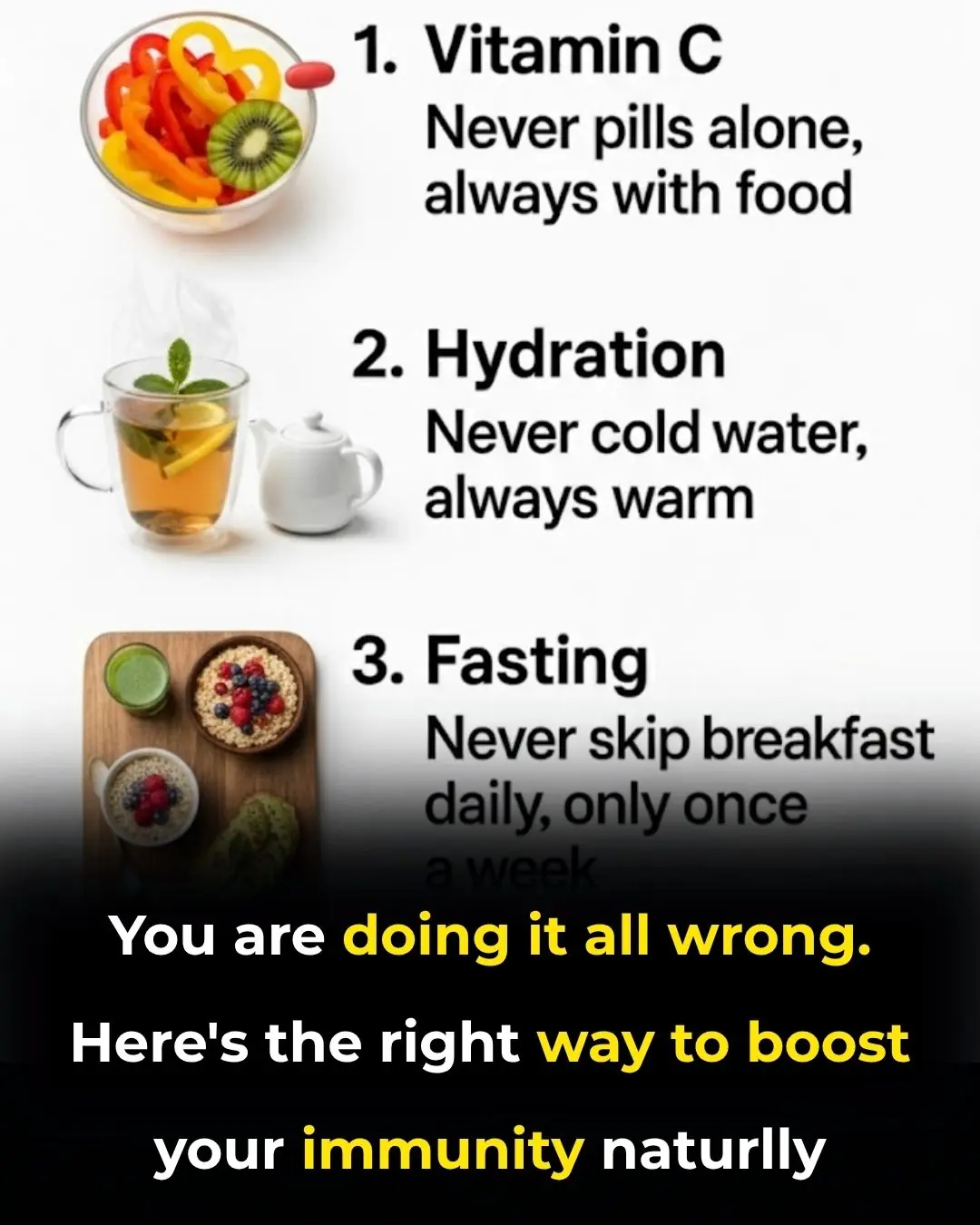 You are doing it all wrong. Here's the right way to boost your immunity naturally