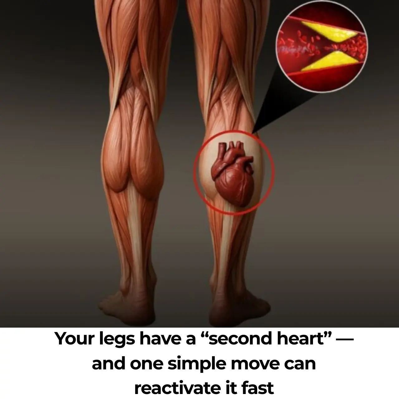 Your legs have a “second heart” — and one simple move can reactivate it fast