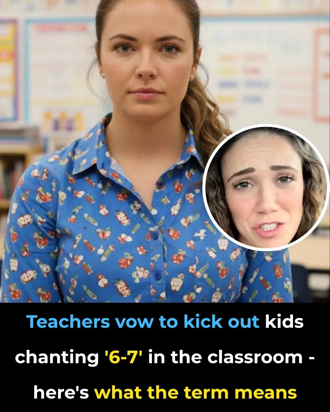 Teachers vow to kick out kids chanting '6-7' in the classroom. here's what the term means