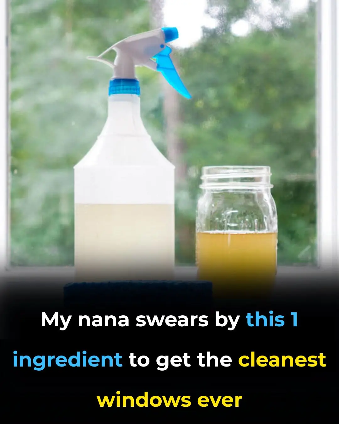My nana swears by this 1 ingredient to get the cleanest windows ever