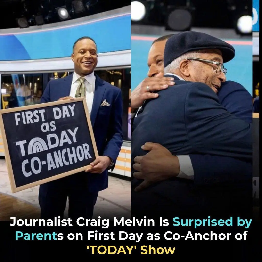 Journalist Craig Melvin Is Surprised by Parents on First Day as Co-Anchor of ‘TODAY’ Show