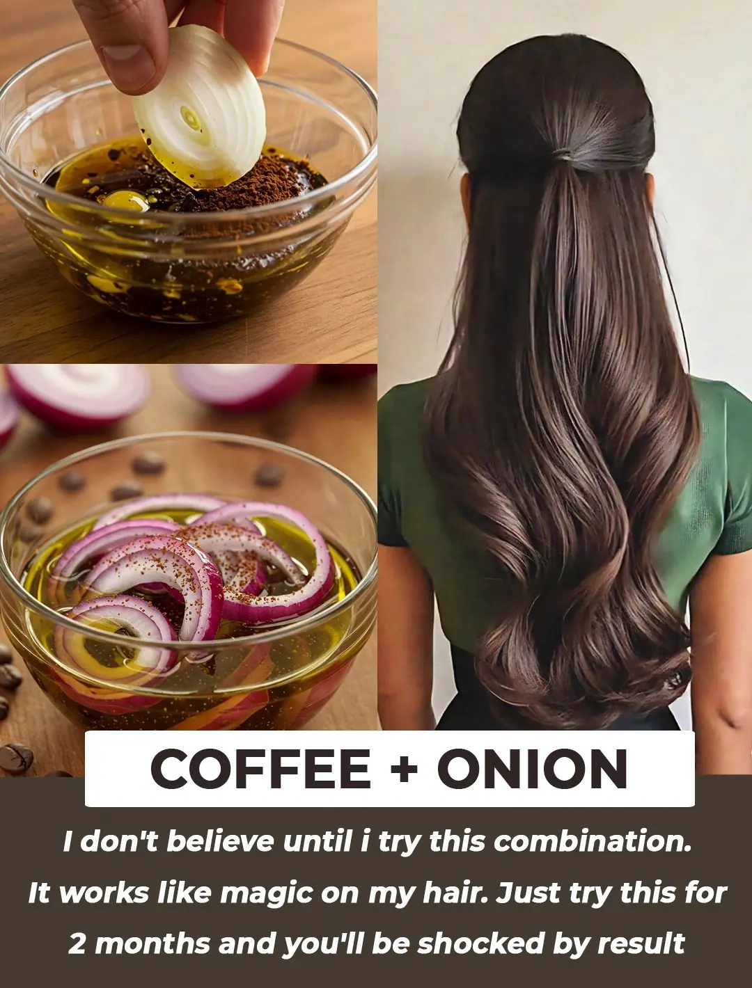 Add Onion and Coffee to Your Hair—The Results Might Shock You